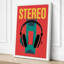 Stereo Modern Retro - Wrapped Canvas-2007538956-2007538957