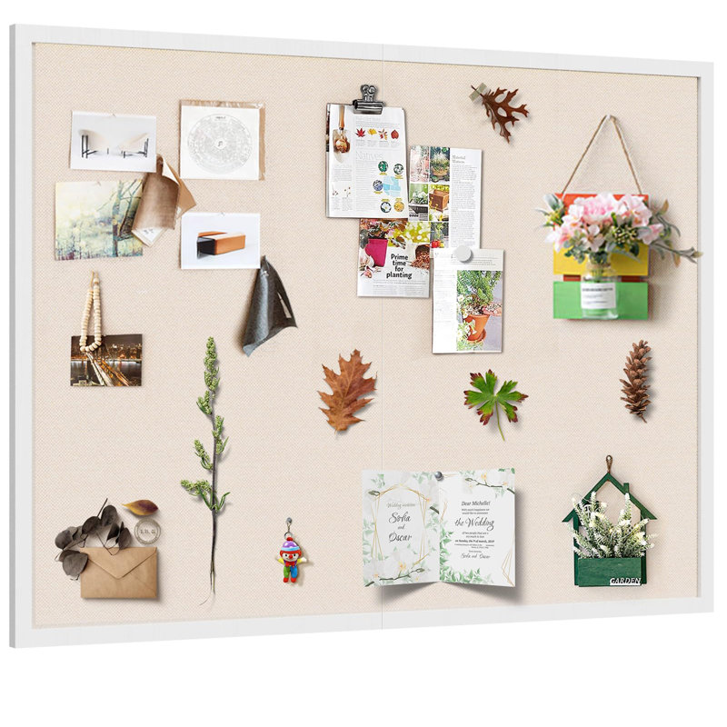 Solid Wood Corkboard / Bulletin Board