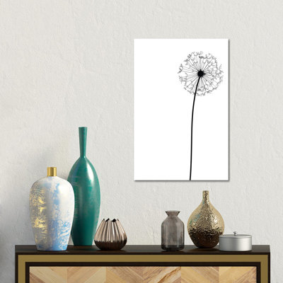 Modern Dandelion by Nordic Print Studio - Gallery-Wrapped Canvas Giclée on Canvas