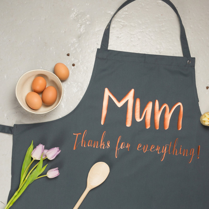 Mother's Day No Pattern Bib Apron, Yes