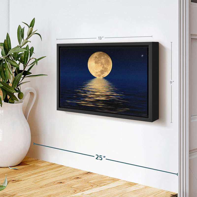 Impression sur toile Moon Light, H 9 po x l 13 po
