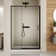 38-42" W X 71" H Pivot Swing Glass Shower Door  With 1/4"(6Mm) Tempered Glass