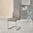 Everson High Gloss 4 Seat Extendable Dining Set with Luxury Faux Leather Upholstered Dining Chairs-732581625