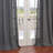 Janesville Linen Blend Semi Sheer Curtain Single Panel-252415806-252415804
