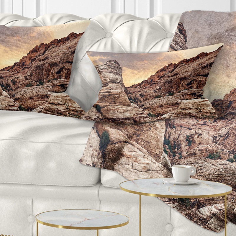 Landscape Reversible Throw Pillow