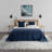 Floral Machine Woven Polyester Area Rug in Gray-1634366590