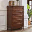 Buffet en noyer massif et bois manufacturé-254001891