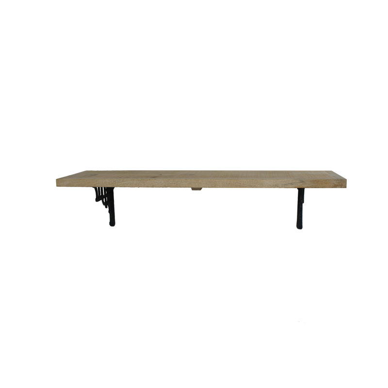 Stonesfield Mango Solid Wood Bracket Shelf