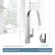 Nio Pull Down Single Handle Kitchen Faucet With Accessories