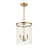 3 - Light Steel Dimmable Chandelier-605957265