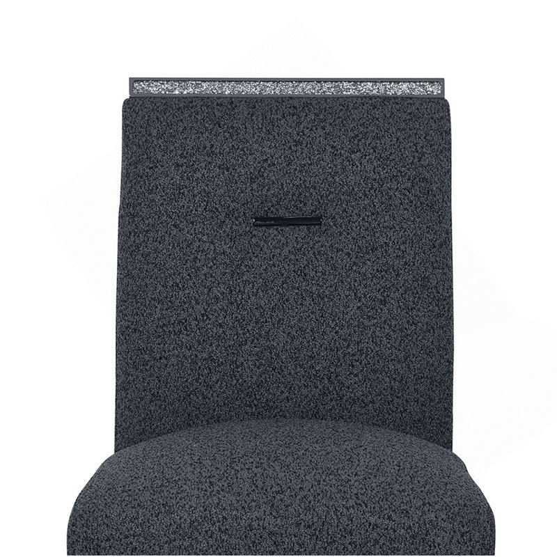ARIYA DARK GREY BAR STOOLS 2PK