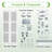 Forested Glass Solid Core Manufactured Wood Pivot-French Or Bi-Fold Doors with Hardware Kit-101770839