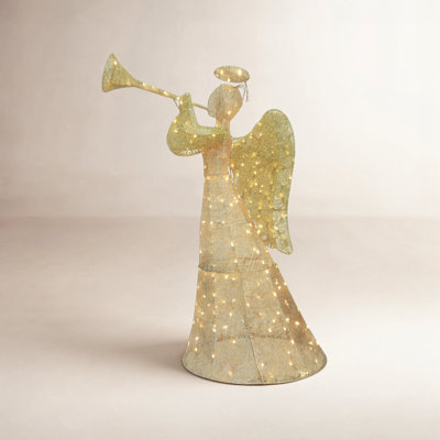 The Holiday Aisle® 5' Lighted Champagne Angel