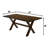 Garrell Walnut Dining Table