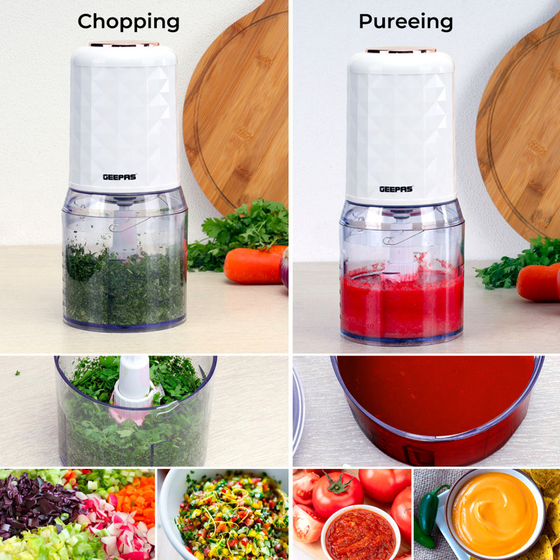 Geepas 1000W Omelette Maker & 400W Mini Food Processor Combo