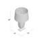 Lampe de table transparente 26 po Prager