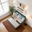 Lit de jour simple avec couchette