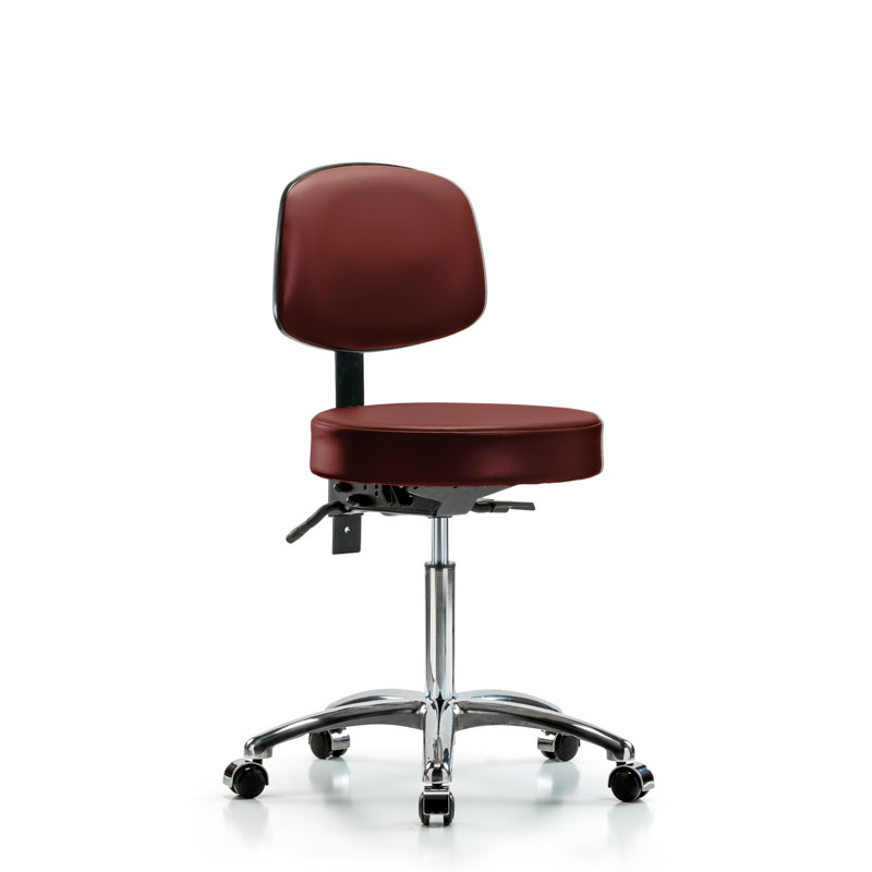 Chaise de bureau Kyanni Dorreatta, Roulettes, Rouge