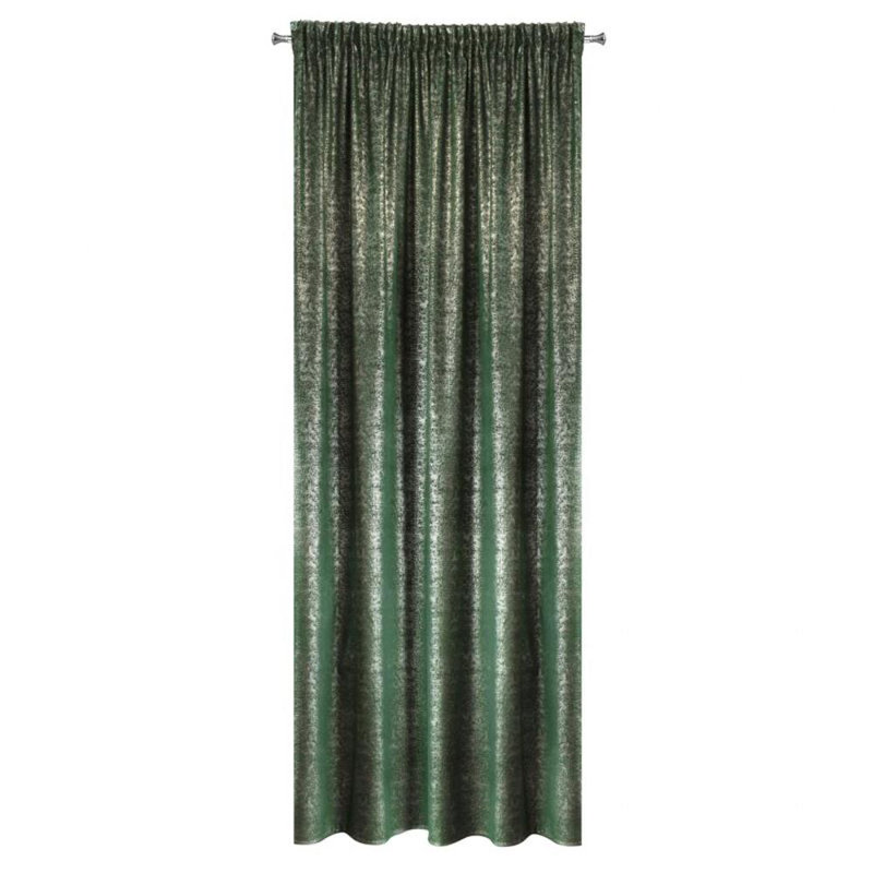 Blackout Curtain Single Panel, Green