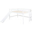 Lit mezzanine blanc avec espace et glissade polyvalente - choix de chambre double-1679765081-1679765080