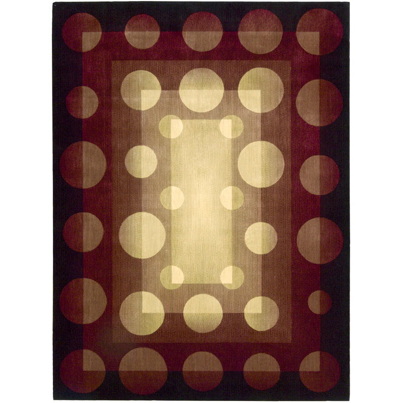 Cochrun PR14 Multi Contemporary Rug, 5'6" x 7'5" Rectangle