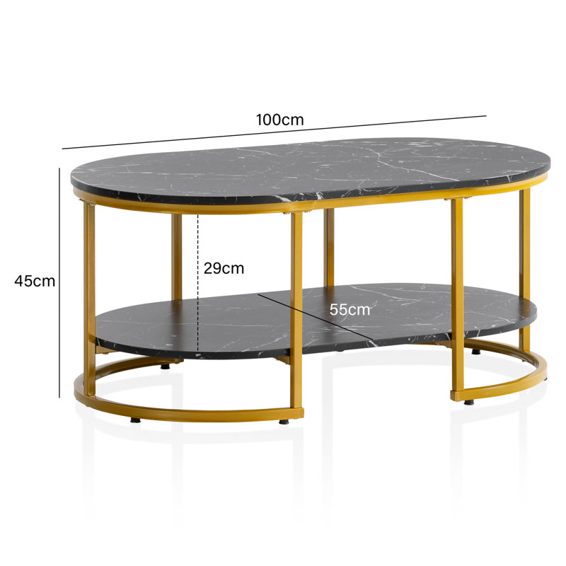 Mulliken Frame Coffee Table with Storage