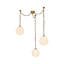 Petra 3 Light Black dimmable LED Chandelier-411328043-411328042