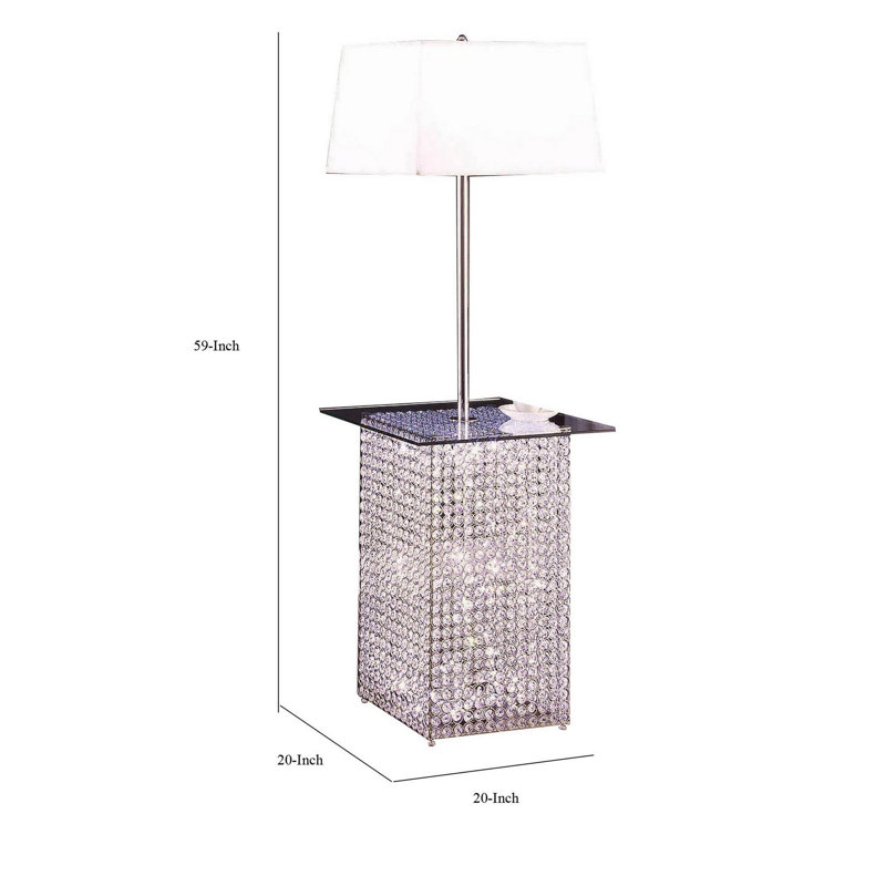Nikolaj Chrome Floor Lamp