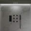 Système de douche thermostatique à pluie, pomme de douche à DEL 12 po avec douchette au plafond-73468205