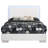 Strick & Bolton High Gloss Panel Bed With LED Lights-118681191-118681192