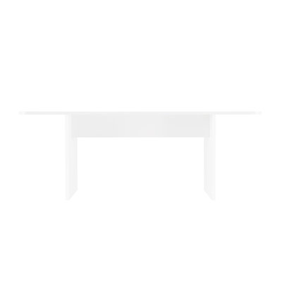 Ella 78.7" Modern Dining Table in White