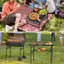 90cm Adjustable Folding Table