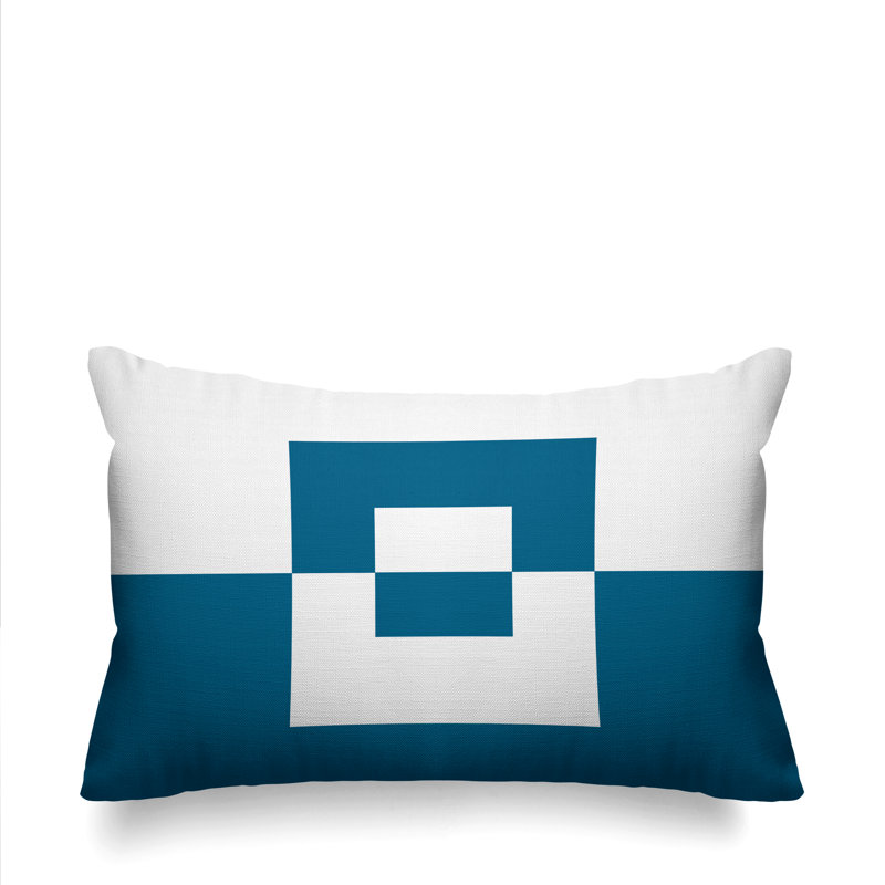 Coussin lombaire intérieur / extérieur Luella, Turquoise