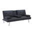 Canapé-lit double de bureau avec table basse assortie-655054789