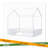 Metal House Bed With Fence And Door-570448909-570448908