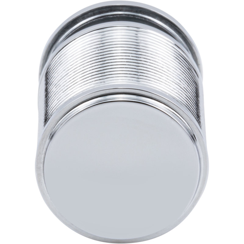 Vibe 3/4" Diameter Cylindrical Knob, Polished Chrome