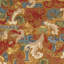 Wool Area Rug in Brown/Yellow/Blue