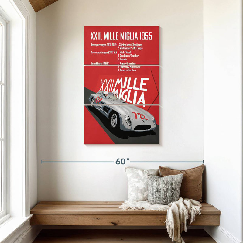 Mehar Mille Miglia XXII, 45" H x 28" W