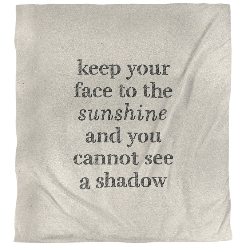 Housse de couette réversible simple Quotes, Blanc / Noir, Housse de couette pour grand lit
