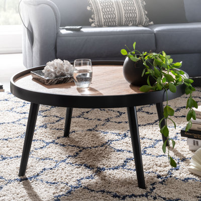 Coffee table Swifton Round 76x40 cm Sofa table Living room table