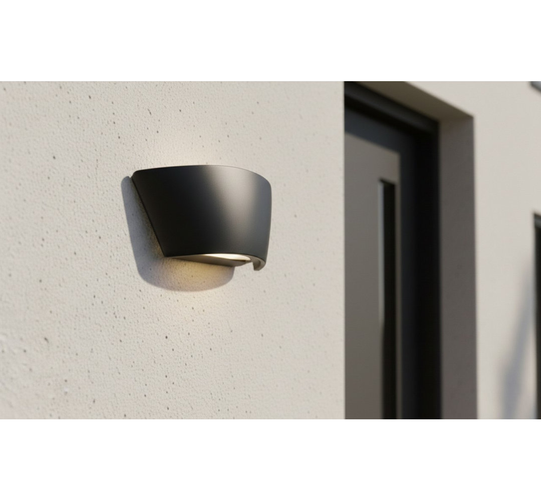 8cm H Integrated LED Outdoor Sconce