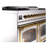 ILVE Nostalgie II Series Noblesse 40 inch Dual Fuel Range with 6 Sealed Burners, Griddle (Glass Door)-103962067-103962071