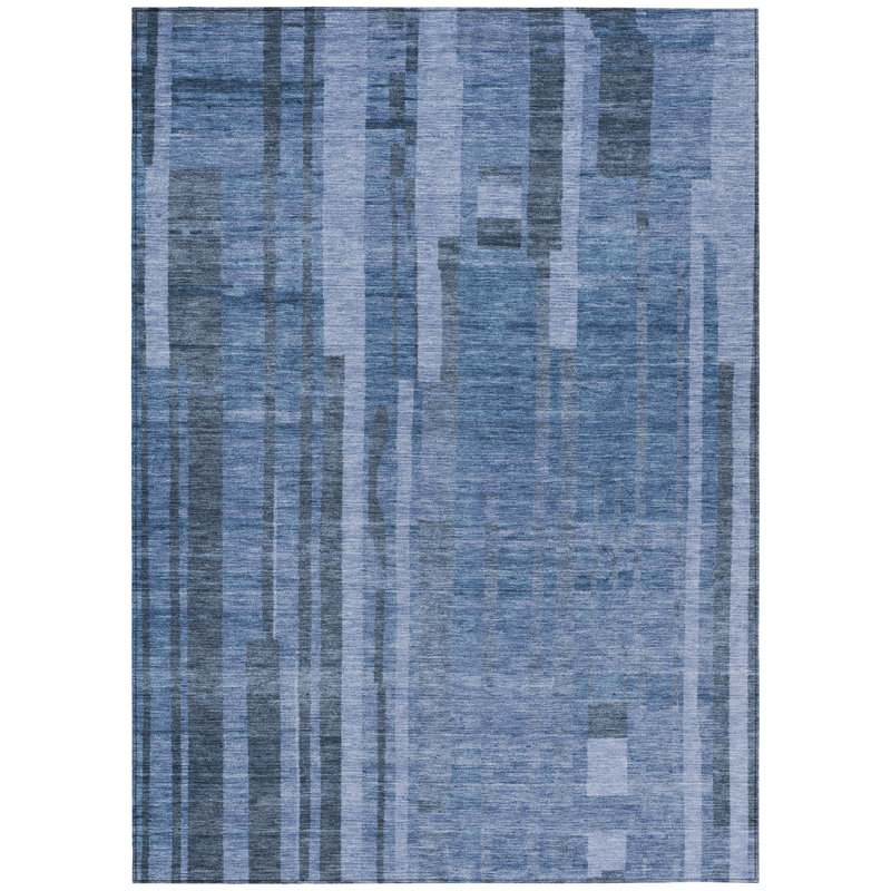 Tapis intérieur / extérieur bleu Esmara , 8 pi x 10 pi