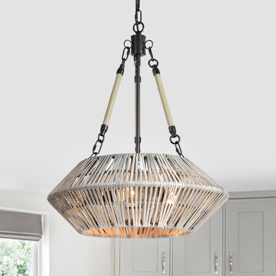 Bartels 3 - Light Dimmable Geometric Chandelier Bay Isle Home™