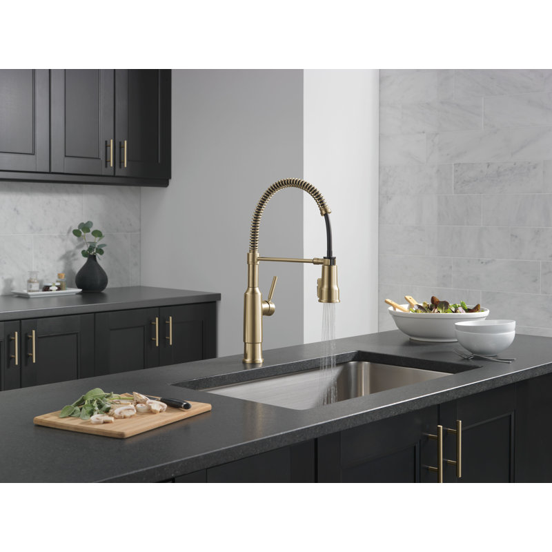 Robinet de cuisine Theodora Pro Style, Bronze champagne