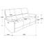 Canapé inclinable orange brûlé Trask-106136851