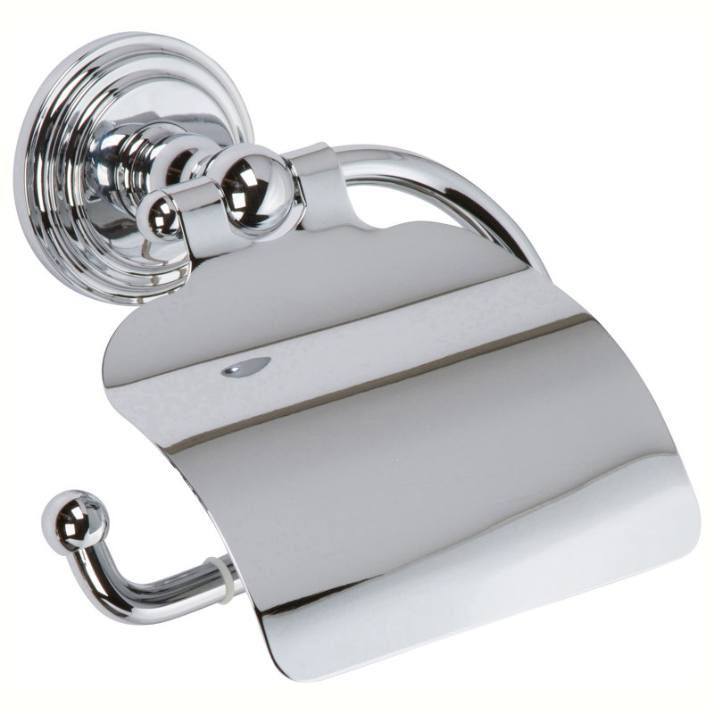 Chelsea Hooded Toilet Paper Holder, Polished Chrome