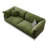 Green Velvet Standard Sofa cushion couch-108839973