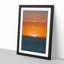 Sunrise Horizon in Abstract - Picture Frame Graphic Art Print-55727846-55727847