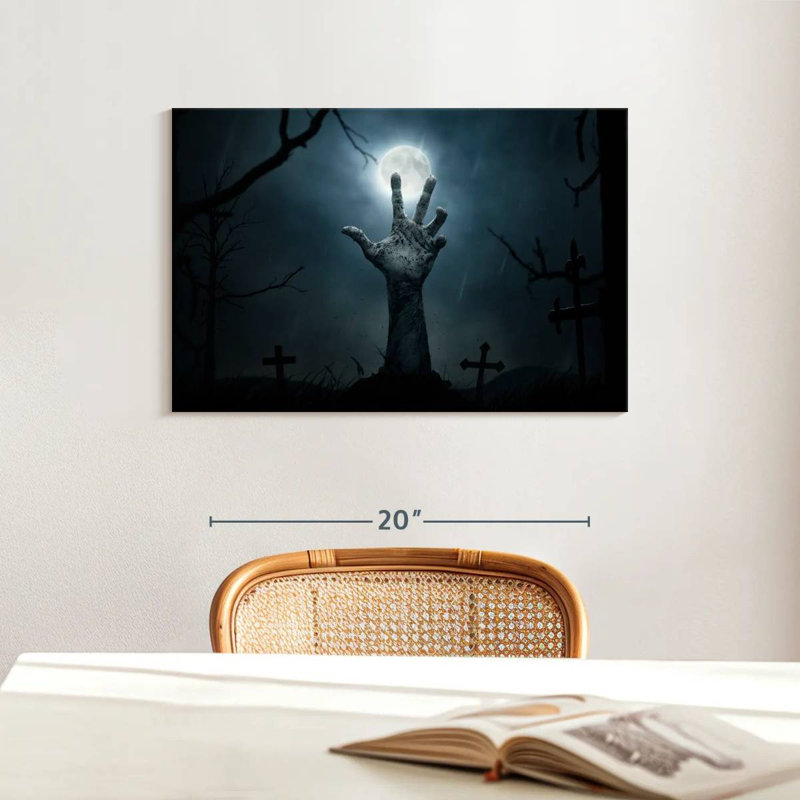 Zombie Graveyard Hand, H 16 po x l 24 po